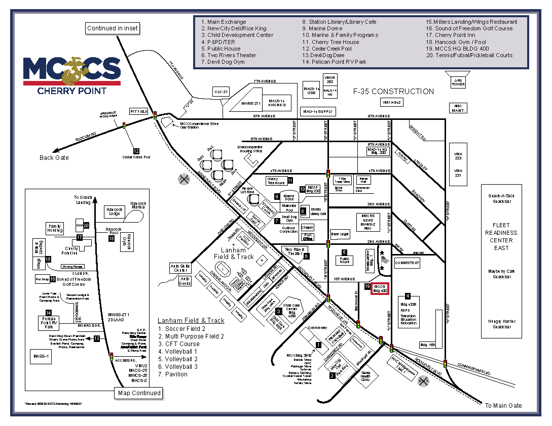 Cherry Point Map & Directions