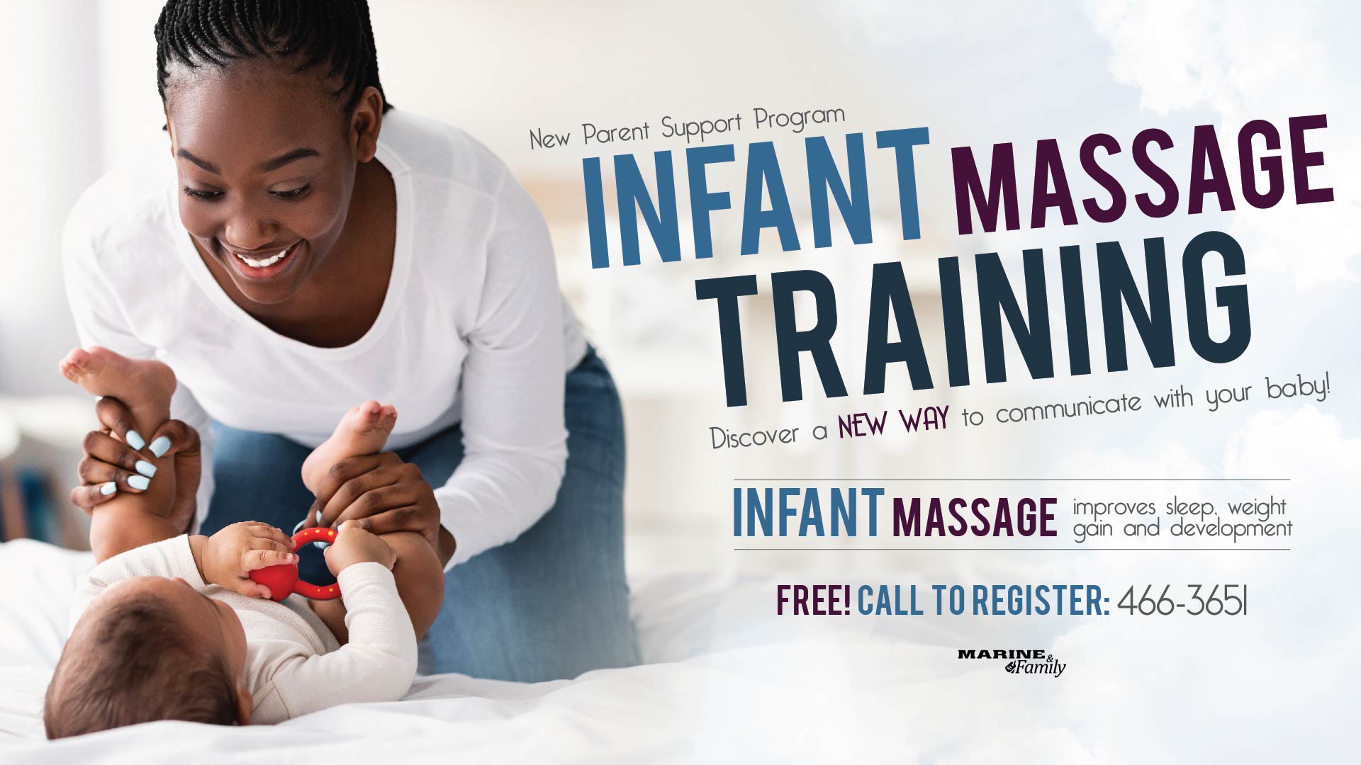 Infant Massage Training Ad