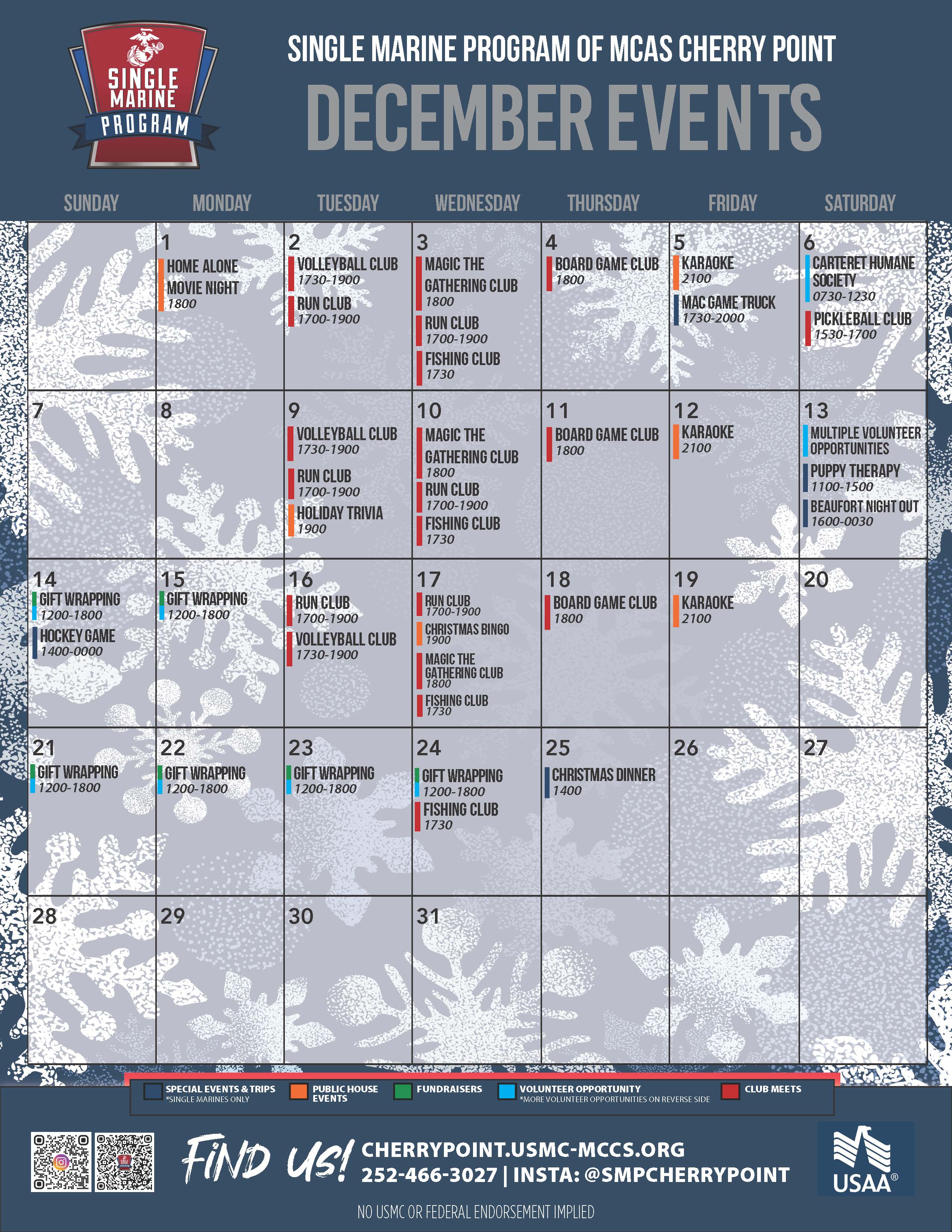 SMP Calendar Dec 25
