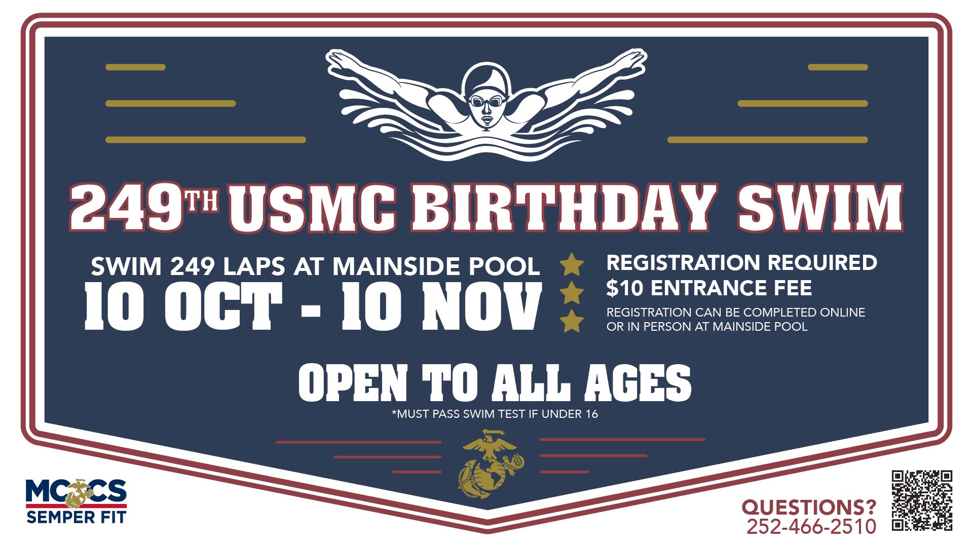 USMC Birthday Swim