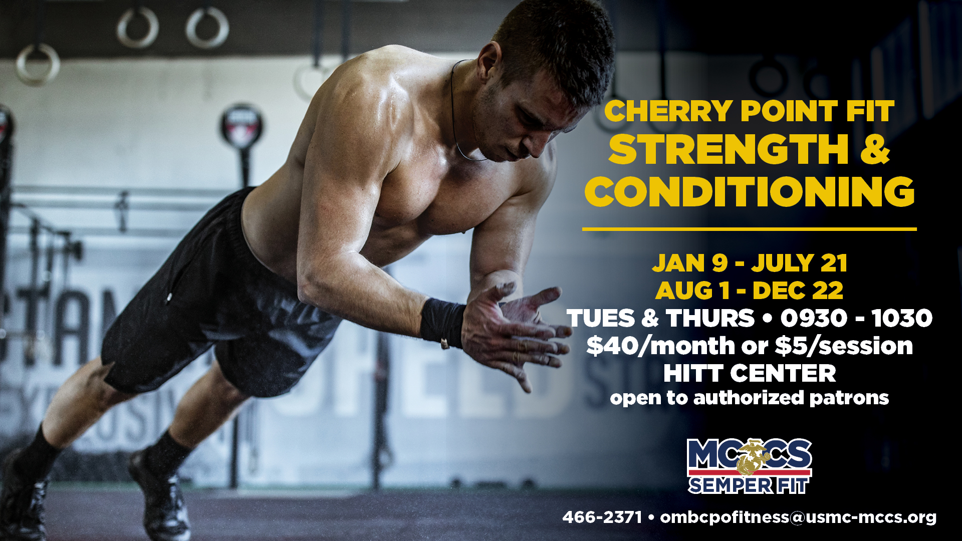 Cherry Point Fit Ad