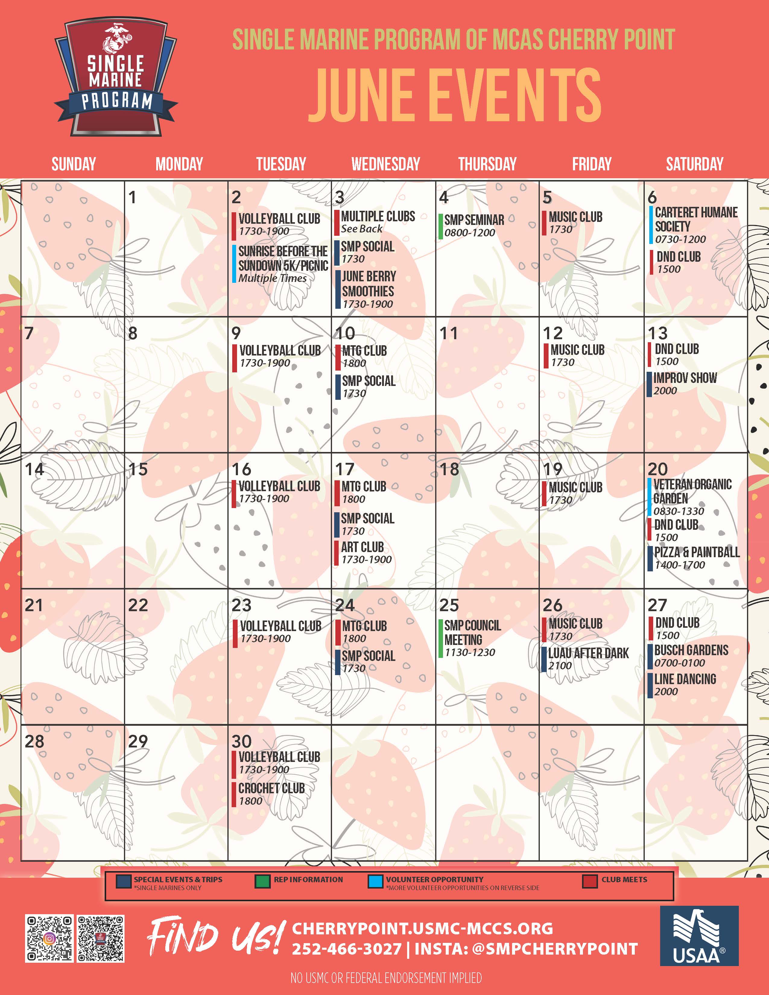 SMP June 2026 Calendar