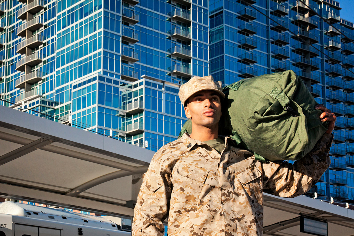 marine holding duffel bag