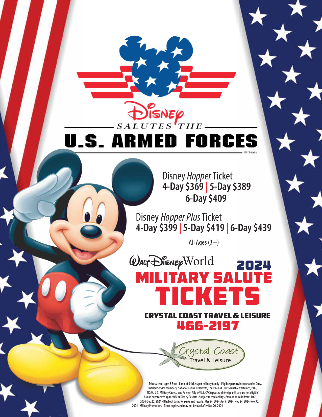 Disney Military Salute Tickets