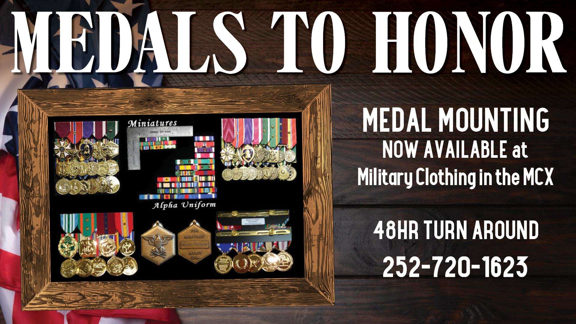 Medals to Honor Ad
