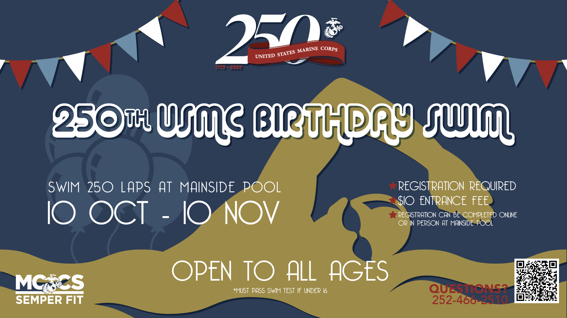 USMC Birthday Swim