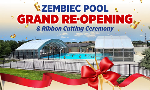 Zembiec Pool Grand Re-Opening Ceremony