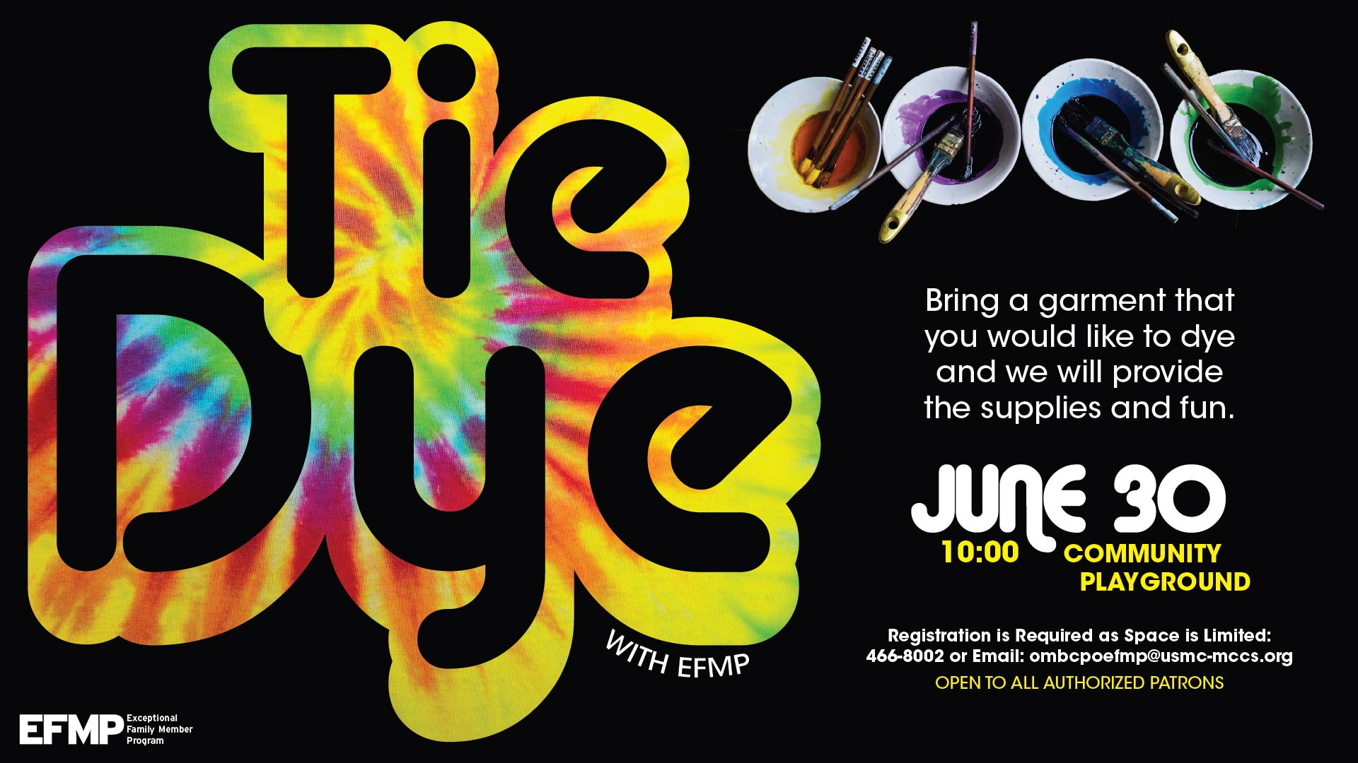 Tie Dye With EFMP