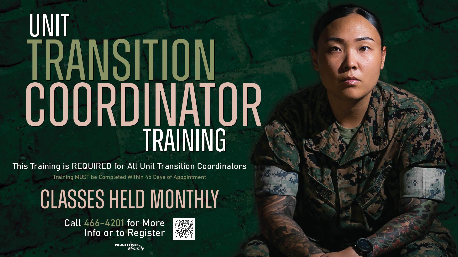 Unit Transition Coordinator Training