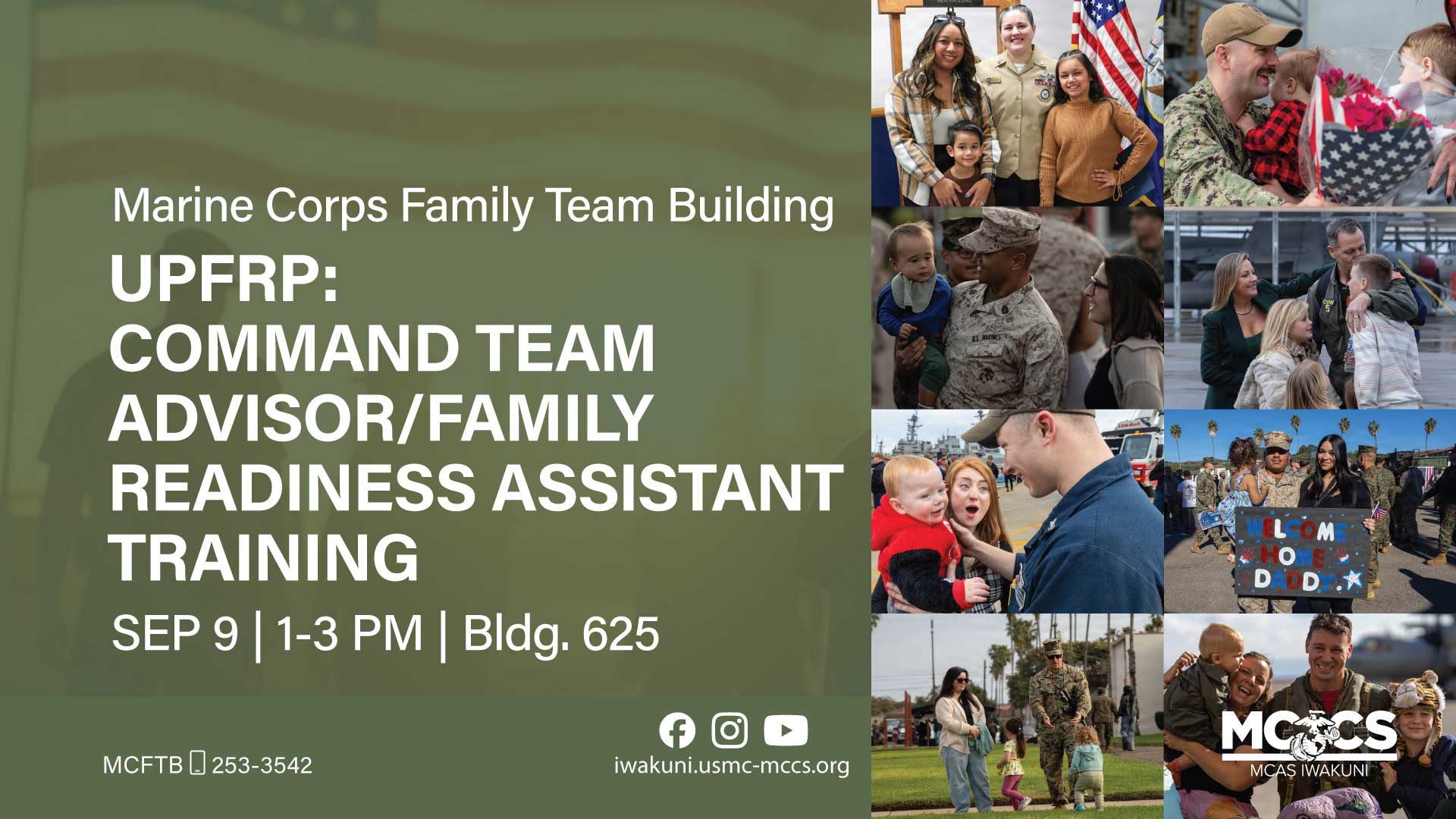Command Team Advisor/Family Readiness Assistant Training