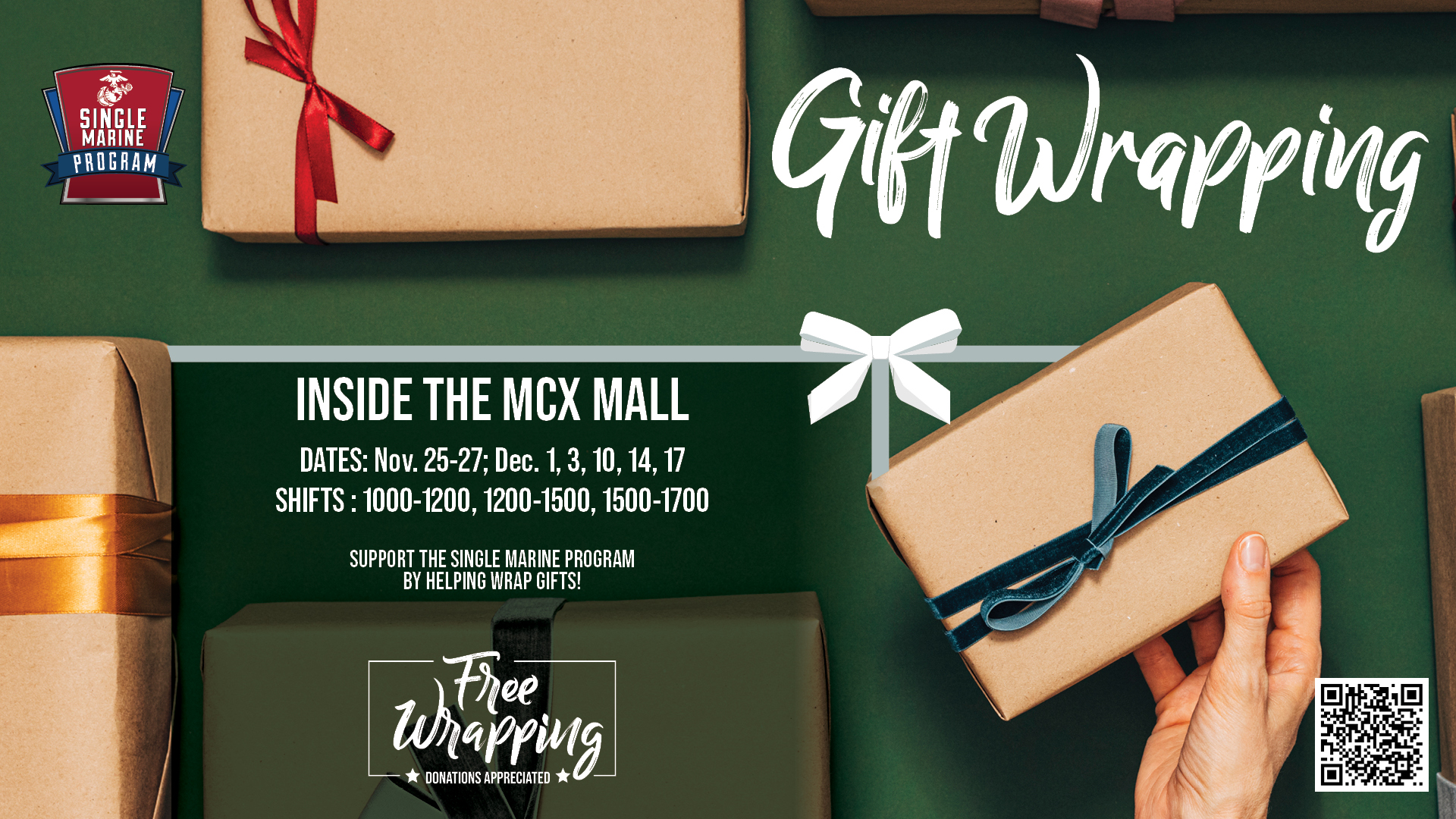 Gift Wrapping at the MCX with SMP