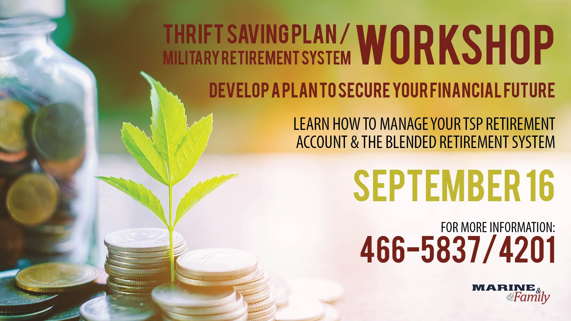 Thrift Saving Plan & Blended Retirement System