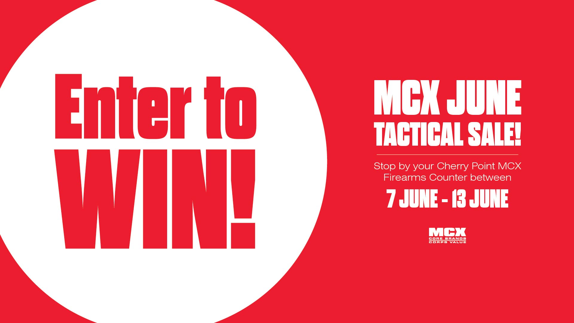 MCX June Tactical Sale