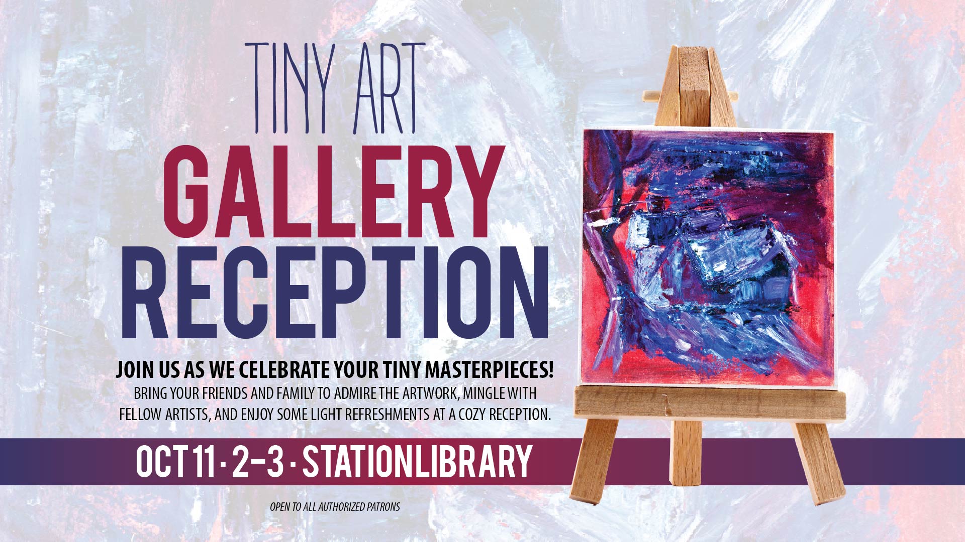 Tiny Art Gallery Reception