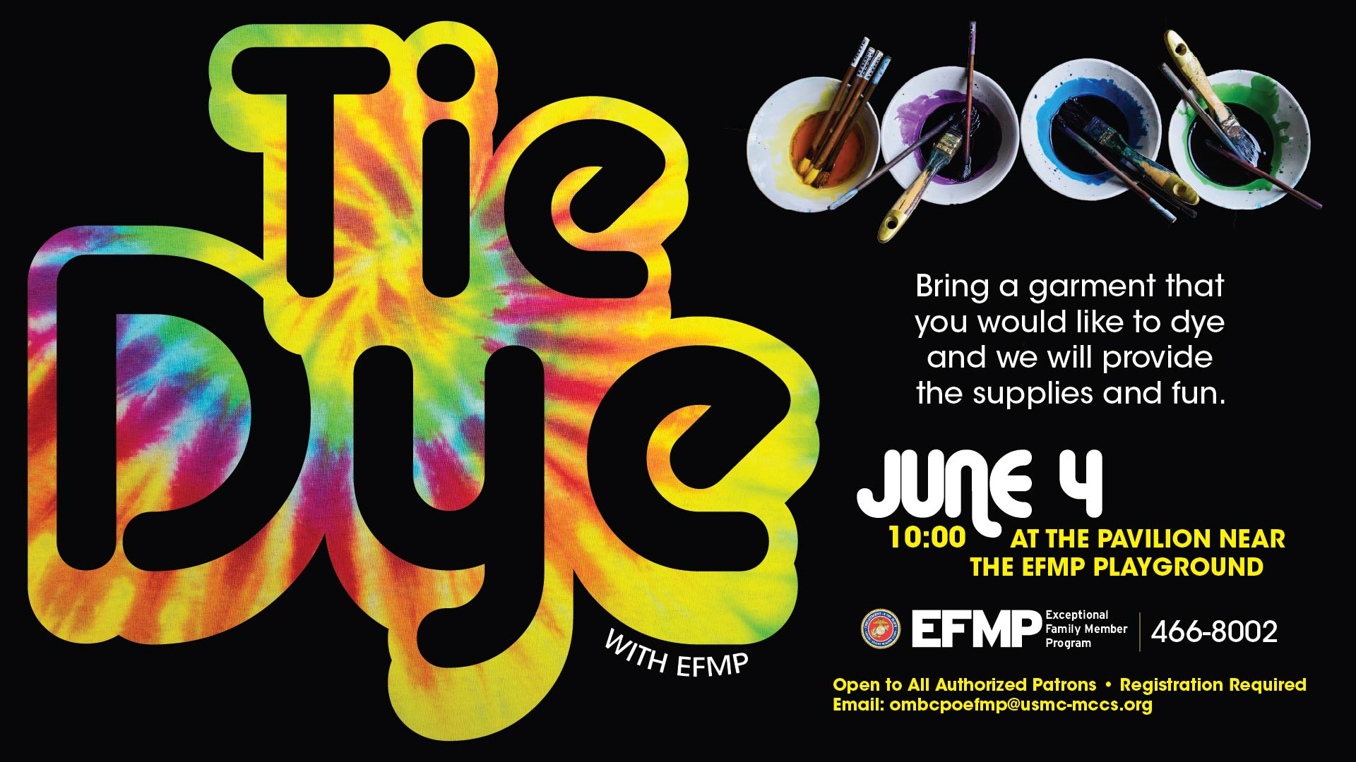 Tie Dye With EFMP