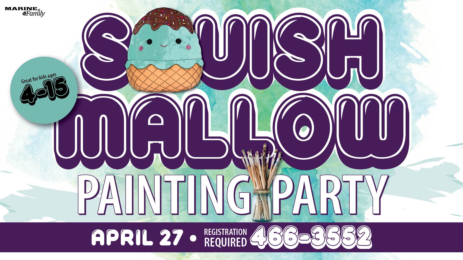 Squishmallow Painting Party