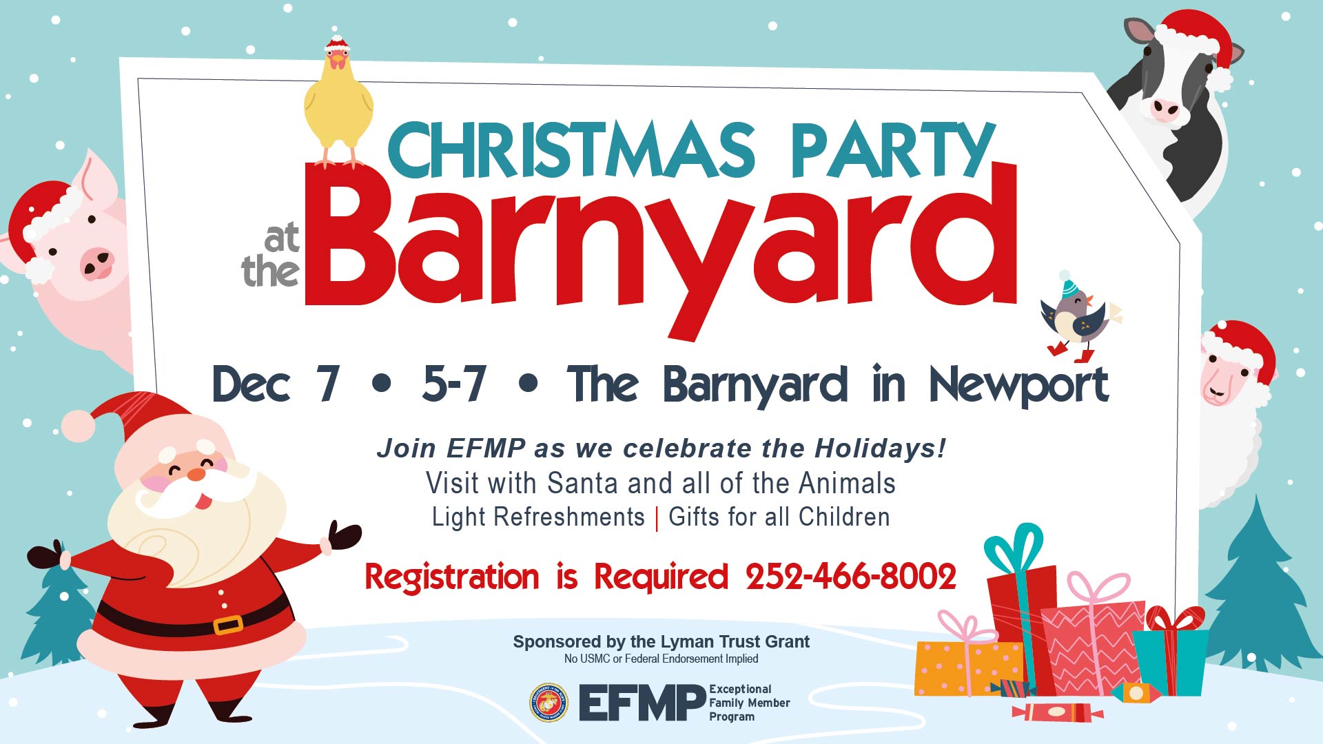EFMP Christmas at the Barnyard