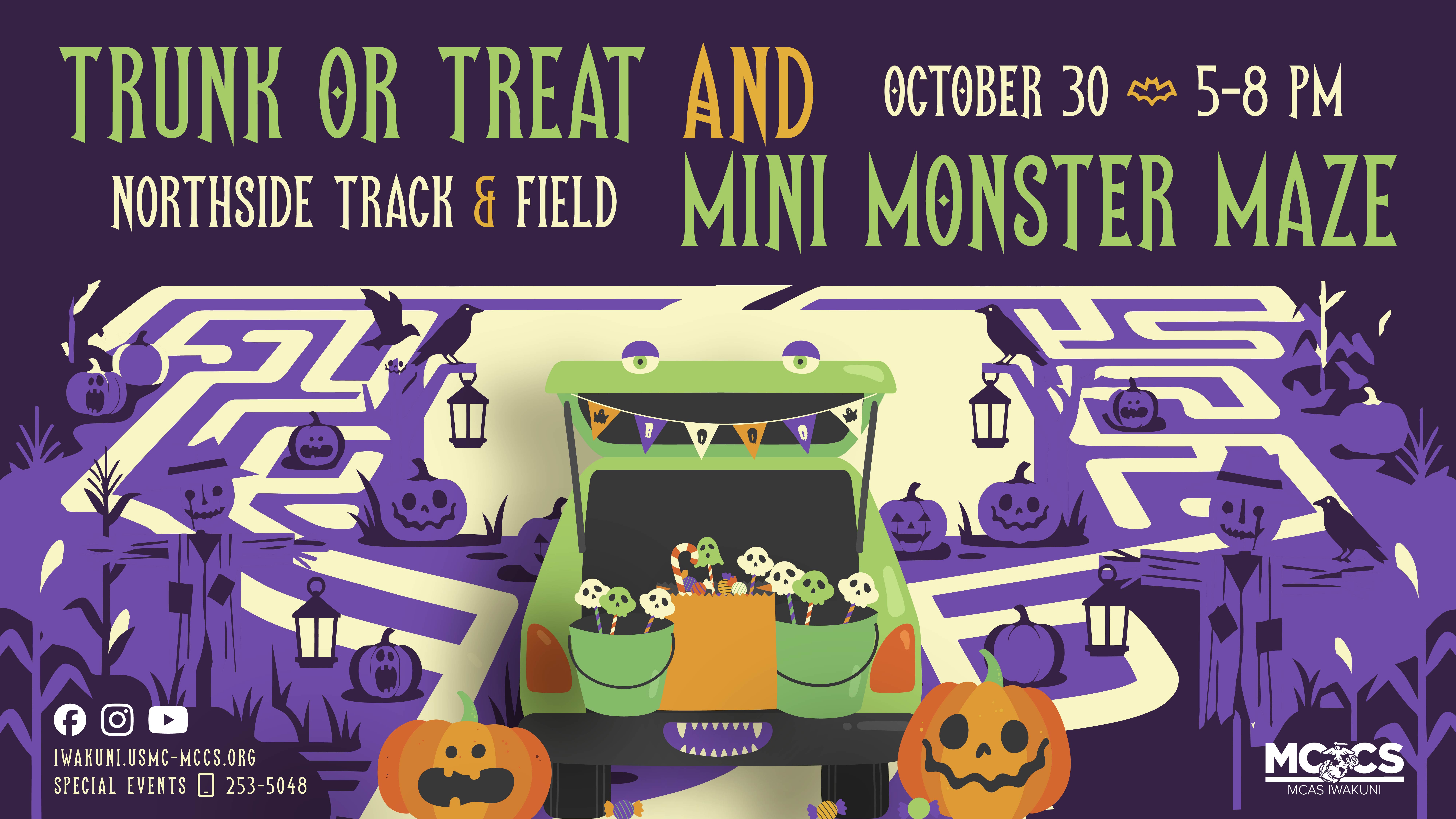 Trunk or Treat & Mini Monster Maze