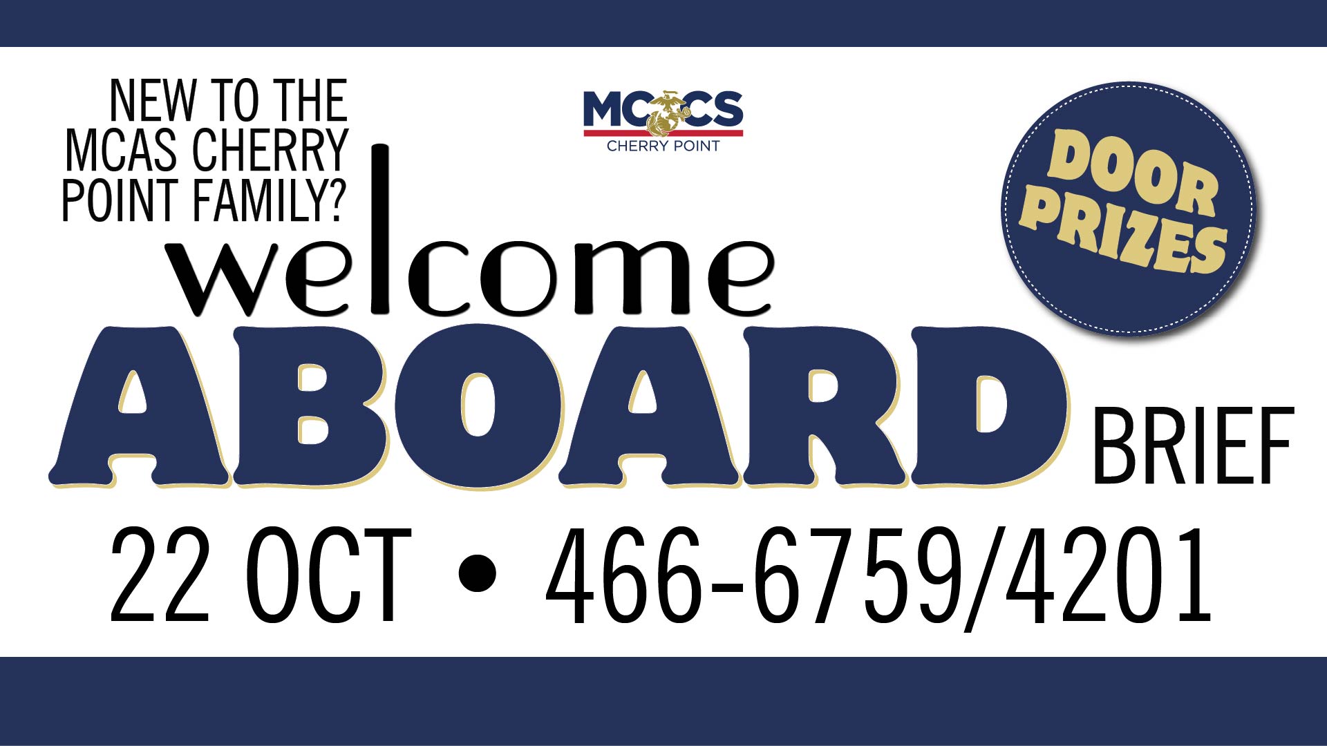 Welcome Aboard Brief
