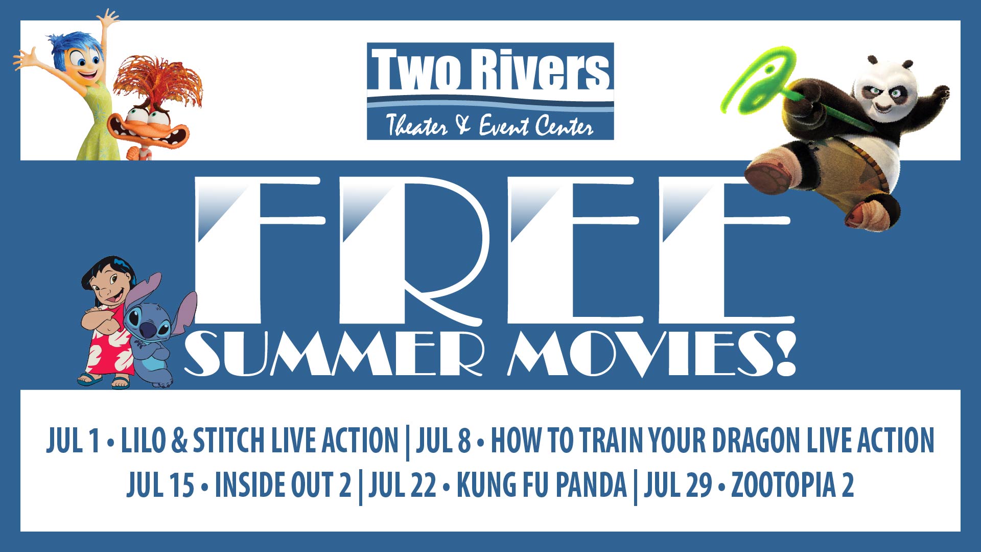Free Summer Movie Wednesdays