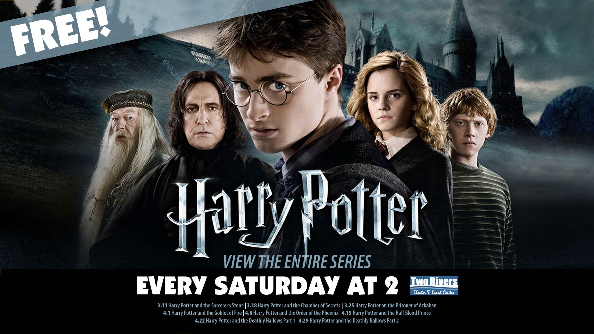 Free Harry Potter Movie Series